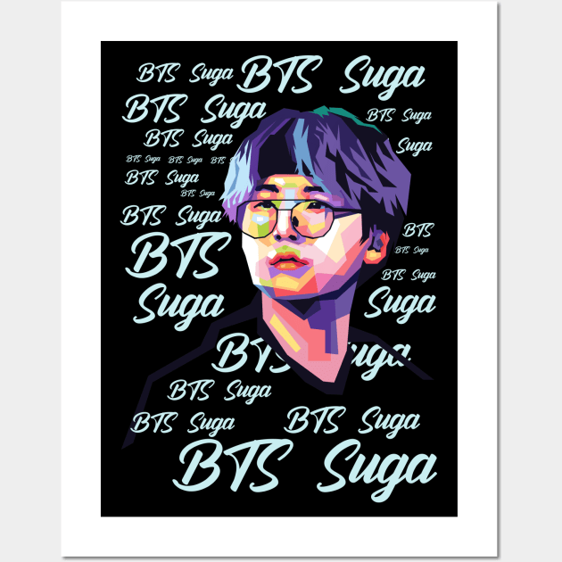 BTS Suga Wall Art by Danwpap2